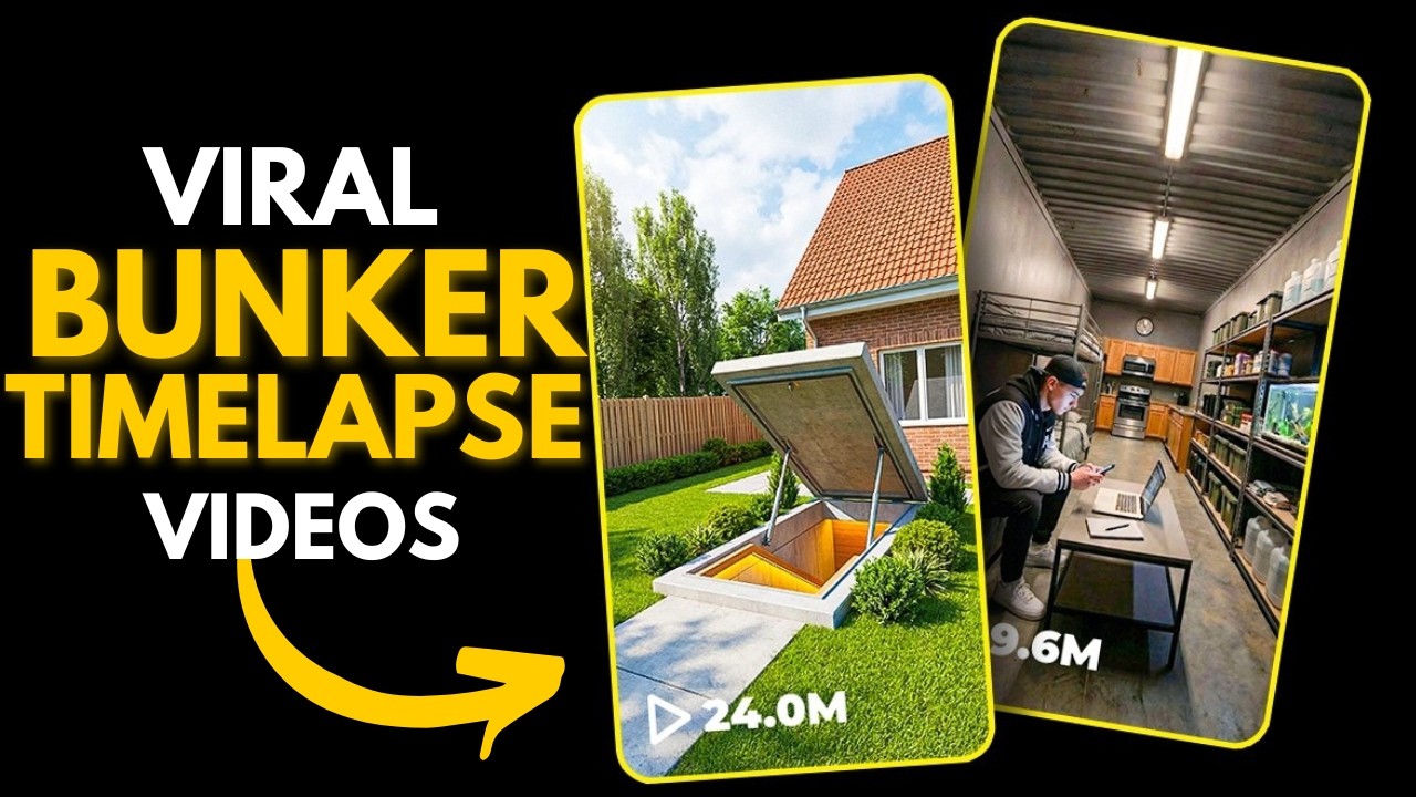 Create VIRAL Bunker Timelapse Videos Using AI (Step-by-Step Tutorial)