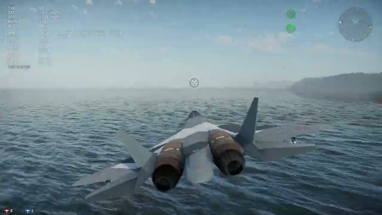 War Thunder - Kings of battle DEV Server - Exocet test