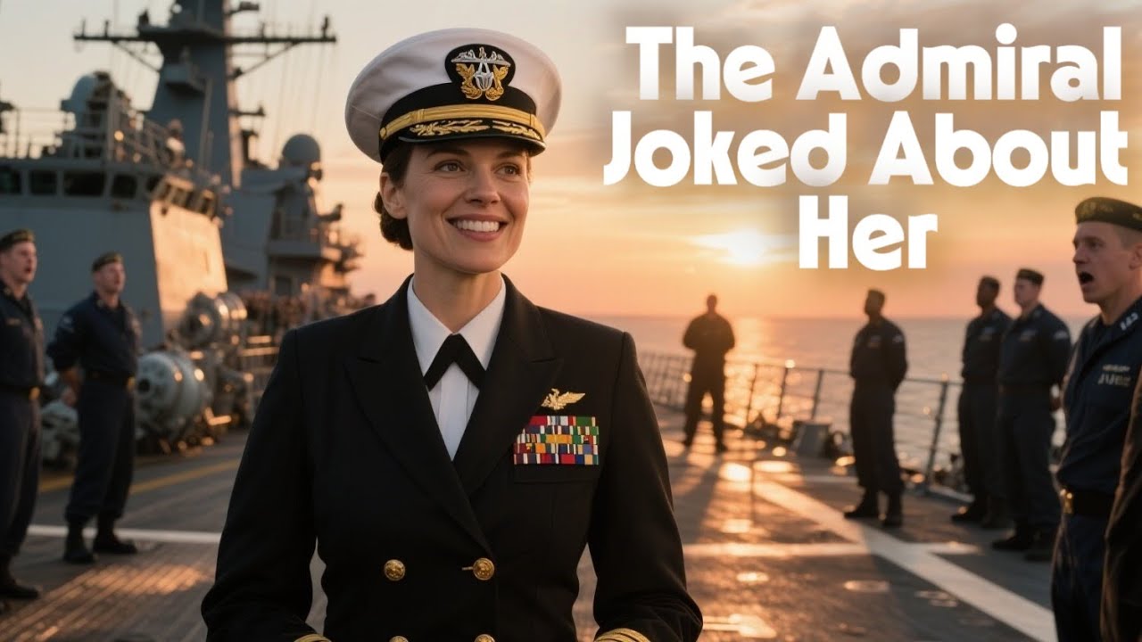 The Admiral Joked About Her Kill Count — Her Answer Stunned the Entire Navy.