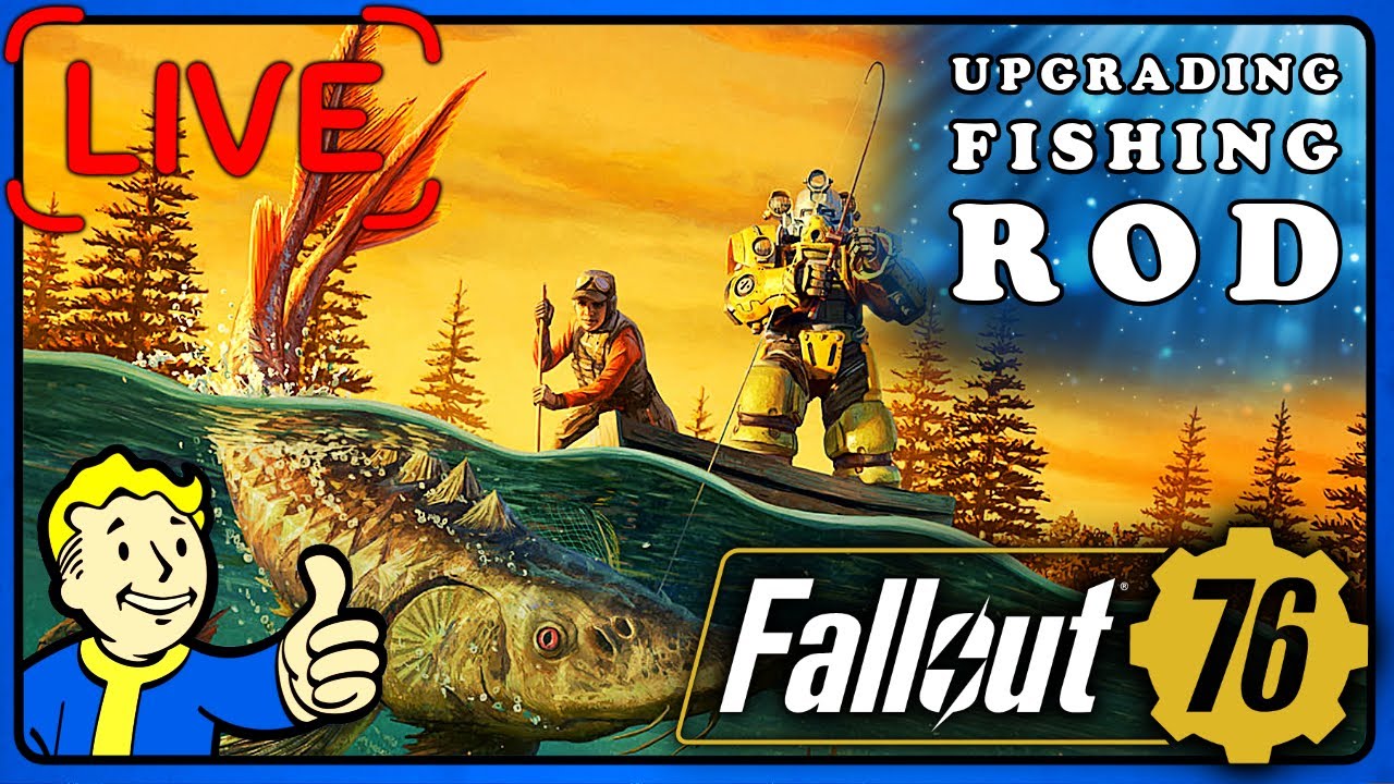 Fallout 76: Upgrading Fishing Rod & Fishspiracy Investigation.