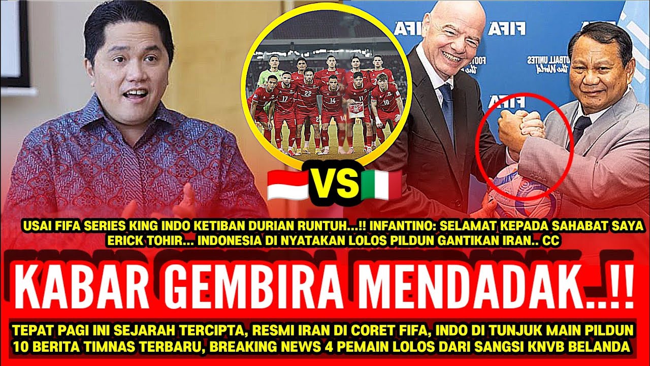 Berita Timnas Indonesia Hari Ini, MINGGU 12 APRIL 2026 HARI INI | Kabar PSSI Terbaru