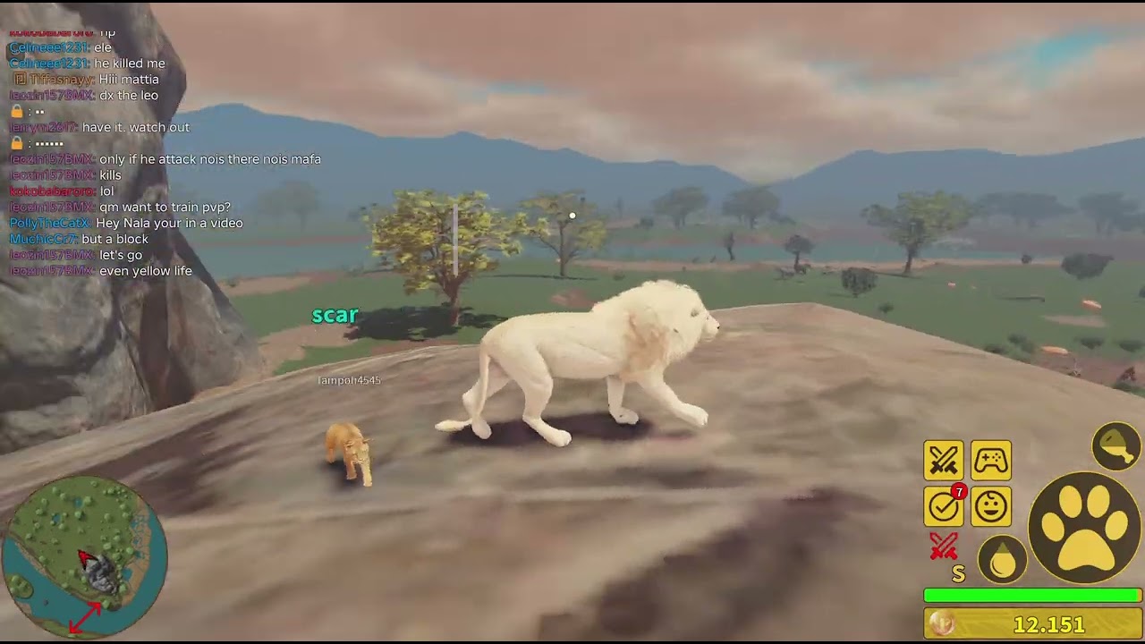 Playing savannah life