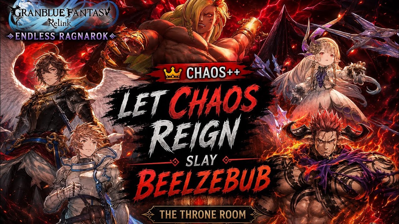 GALLANZA VS BEELZEBUB! The Ultimate Tank Build in GBF Relink Endless Ragnarok - 1st Try Clear