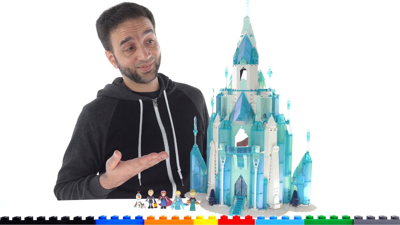 LEGO Frozen Ice Castle 43197 review! Newest, largest 2021 version