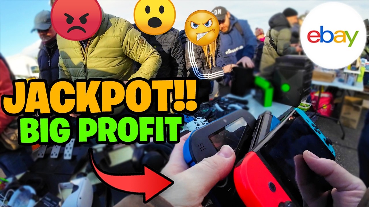 £130 in to £450 Jackpot Carboot Reselling Adventure 🤑💵💵