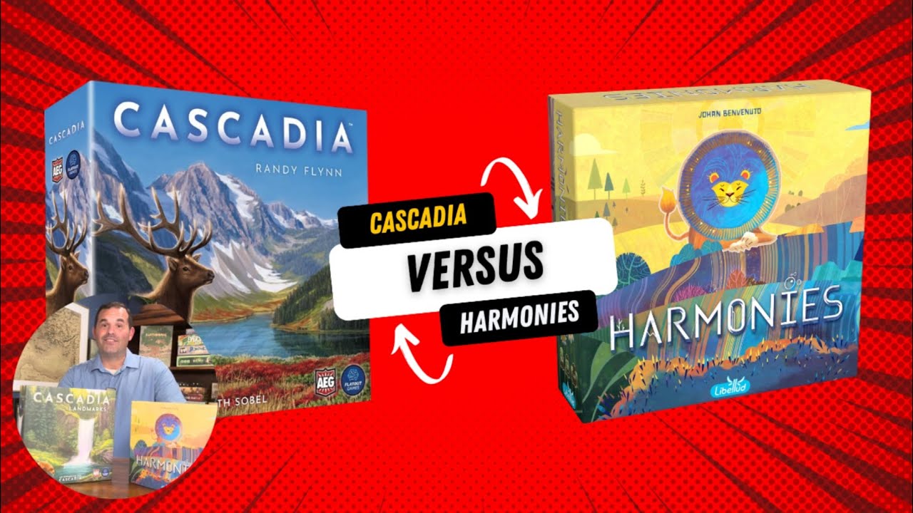 Cascadia Vs. Harmonies: Which game will be victorious? I need your vote!