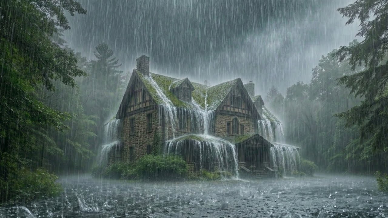Rain Sounds for Sleep & Relaxation – Beat Insomnia with Soothing Night Rain | Deep Calm Ambience