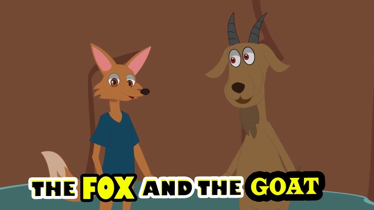 Moral Story For Kids in English | The Fox And The Goat | Animal & Jungle Story