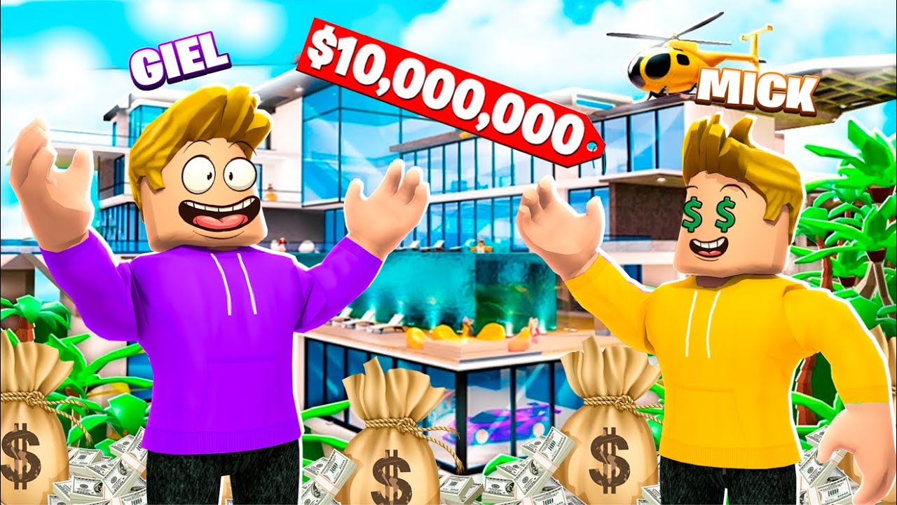 GIEL EN IK KOPEN DE GROOTSTE VILLA VAN ROBLOX!