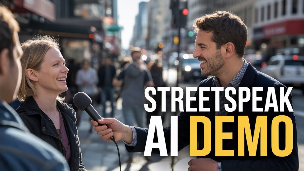 StreetSpeak AI Demo 2026 🔥 Watch AI Create Viral Street Interview Videos Live | AI Street Interview