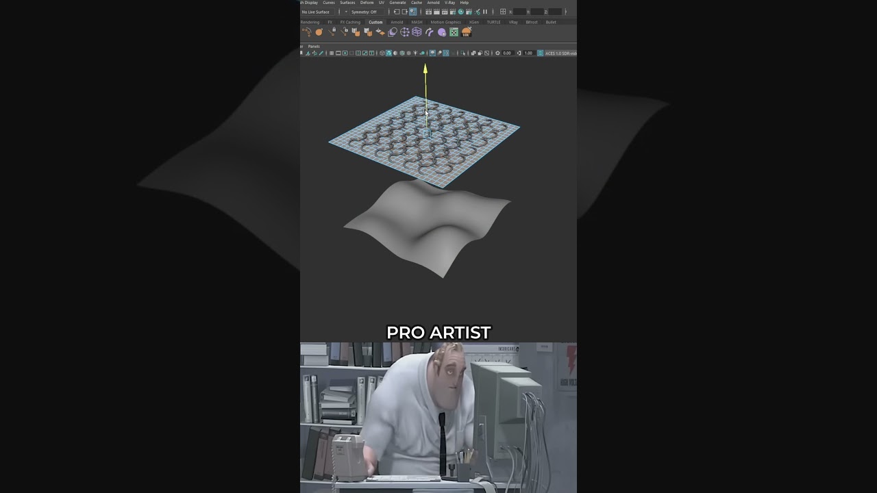Novato vs. Artista profesional 3D #maya