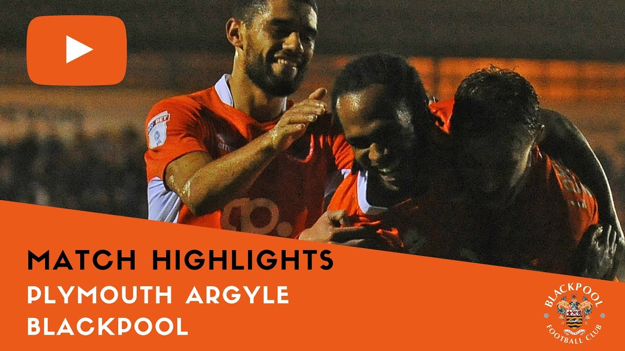 Match Highlights | Plymouth Argyle 1 Blackpool 3