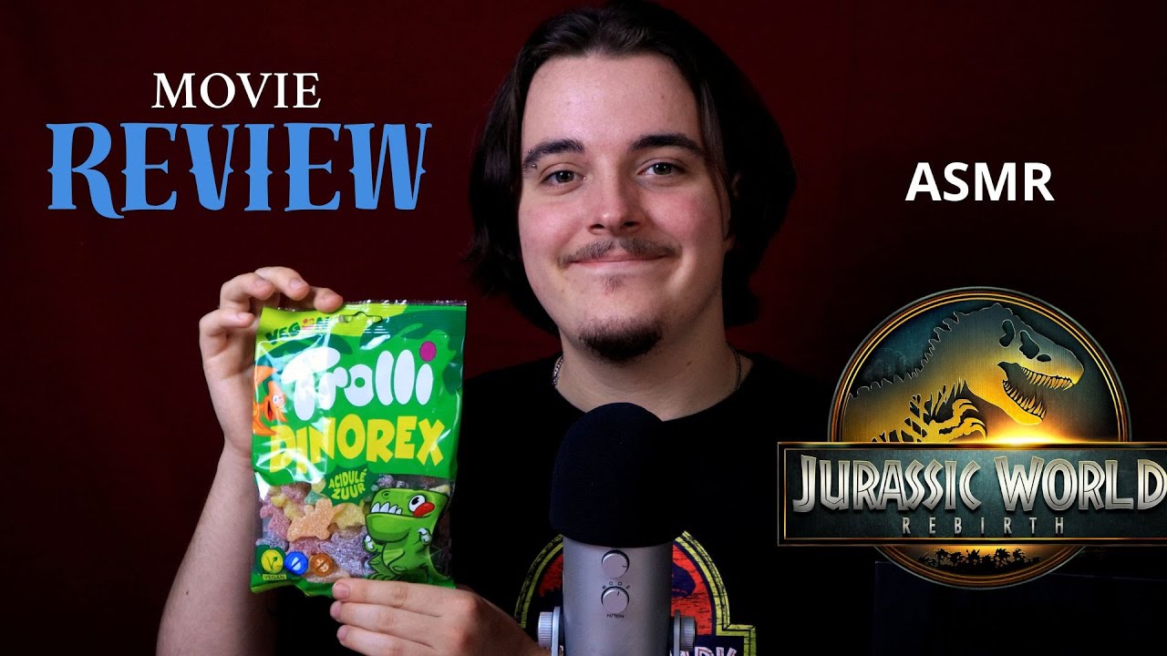 ASMR Jurassic World Rebirth Review + Candy chewing