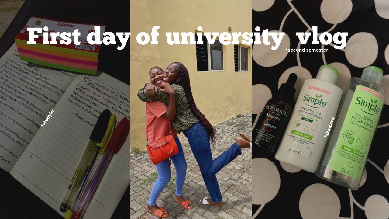 First day of university vlog 2023: grwm, classes  #oou #olabisionabanjouniversity