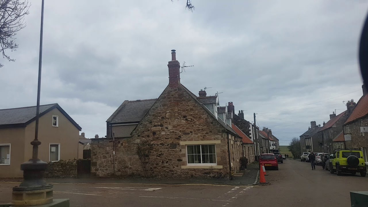 A Drive Around Of Holy Island Lindisfarne Village Northumberland