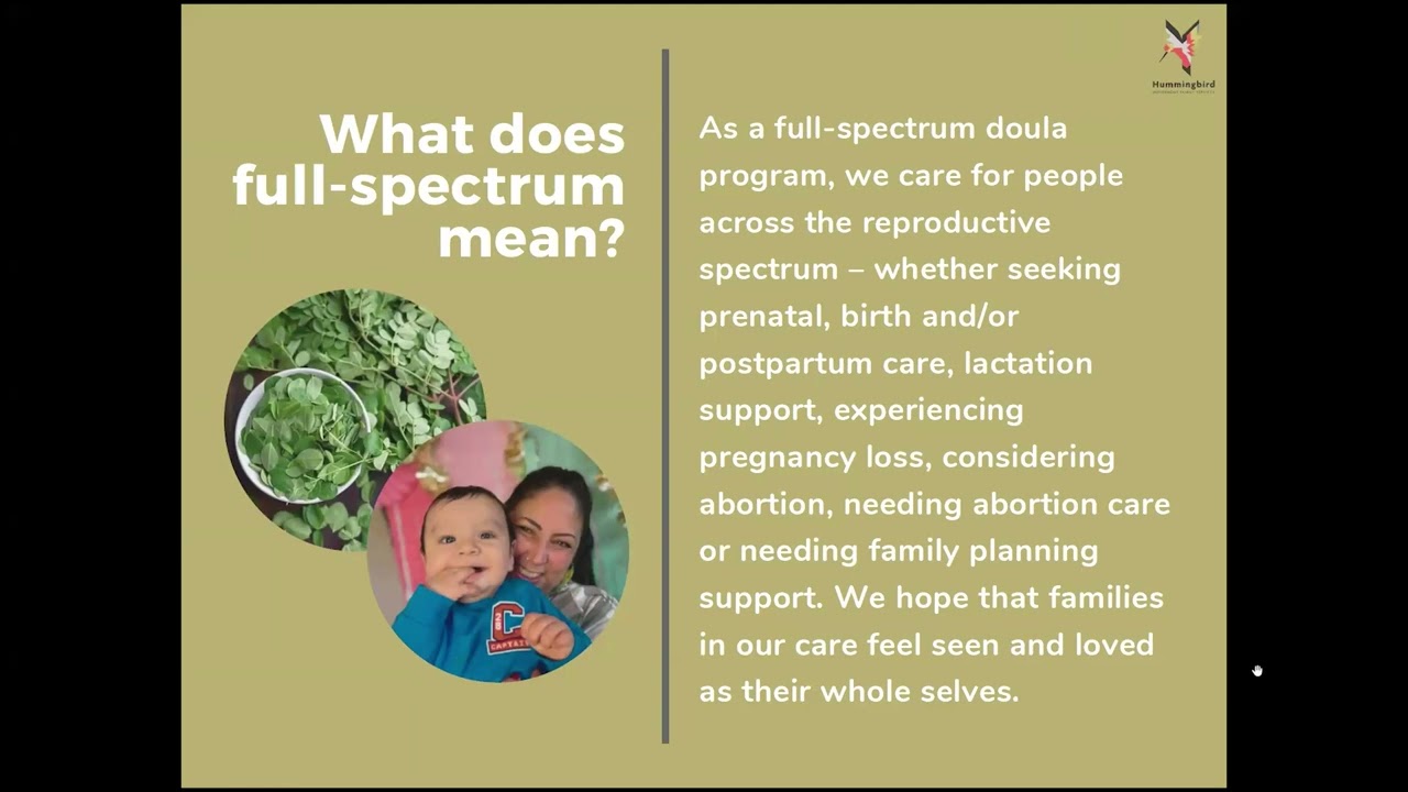 We are the “I” in BIPOC: Community Designed Full Spectrum Doula Care | MHLIC