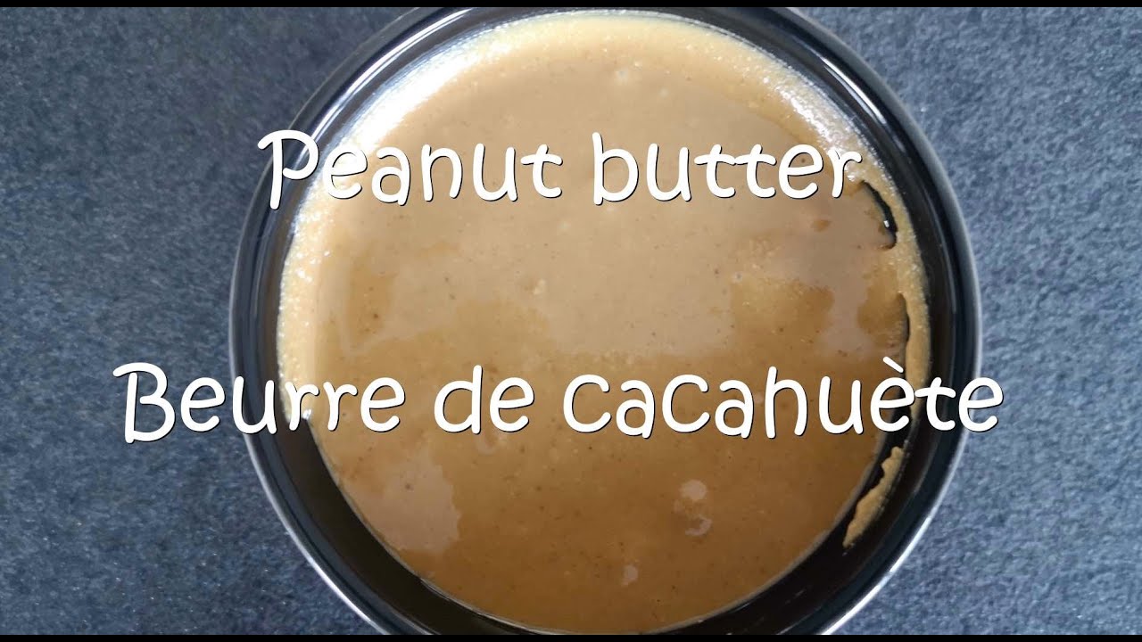 Peanut butter  Beurre de cacahuète Companion Cooking Chef Gourmet Thermomix SmilingCookingWithBenji