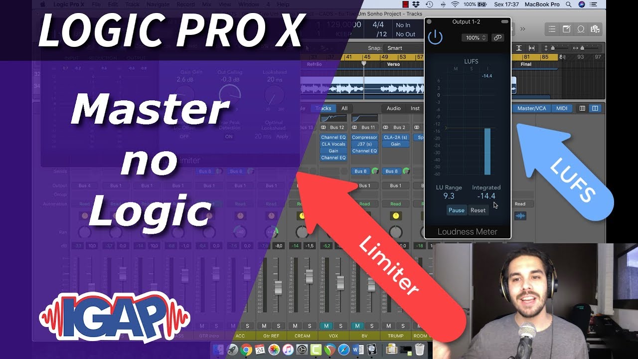 Masterize apenas com Plugins Nativos do Logic