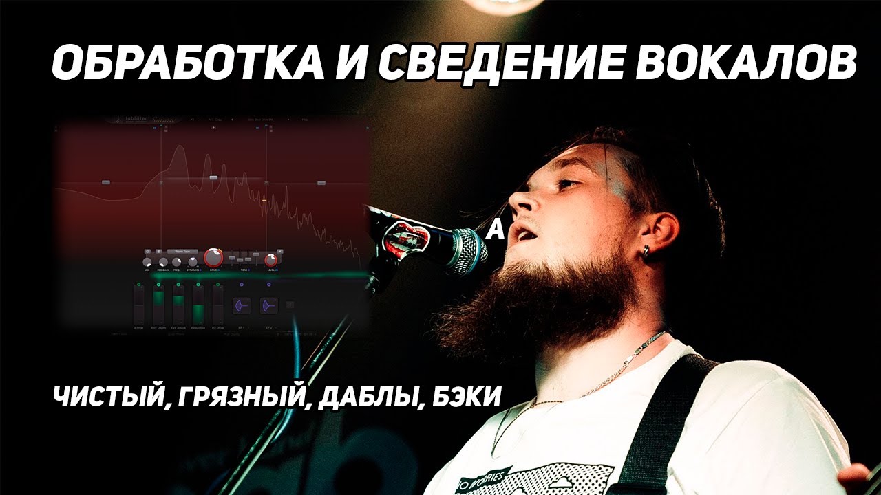 ОБРАБОТКА и СВЕДЕНИЕ вокалов в модерновом звучании