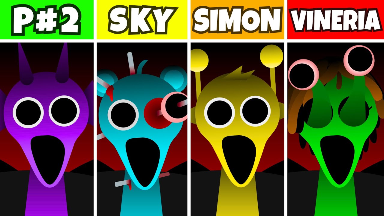 Incredibox Sprunki: Phase 2 But Everyone Is Sky VS Simon VS Vineria