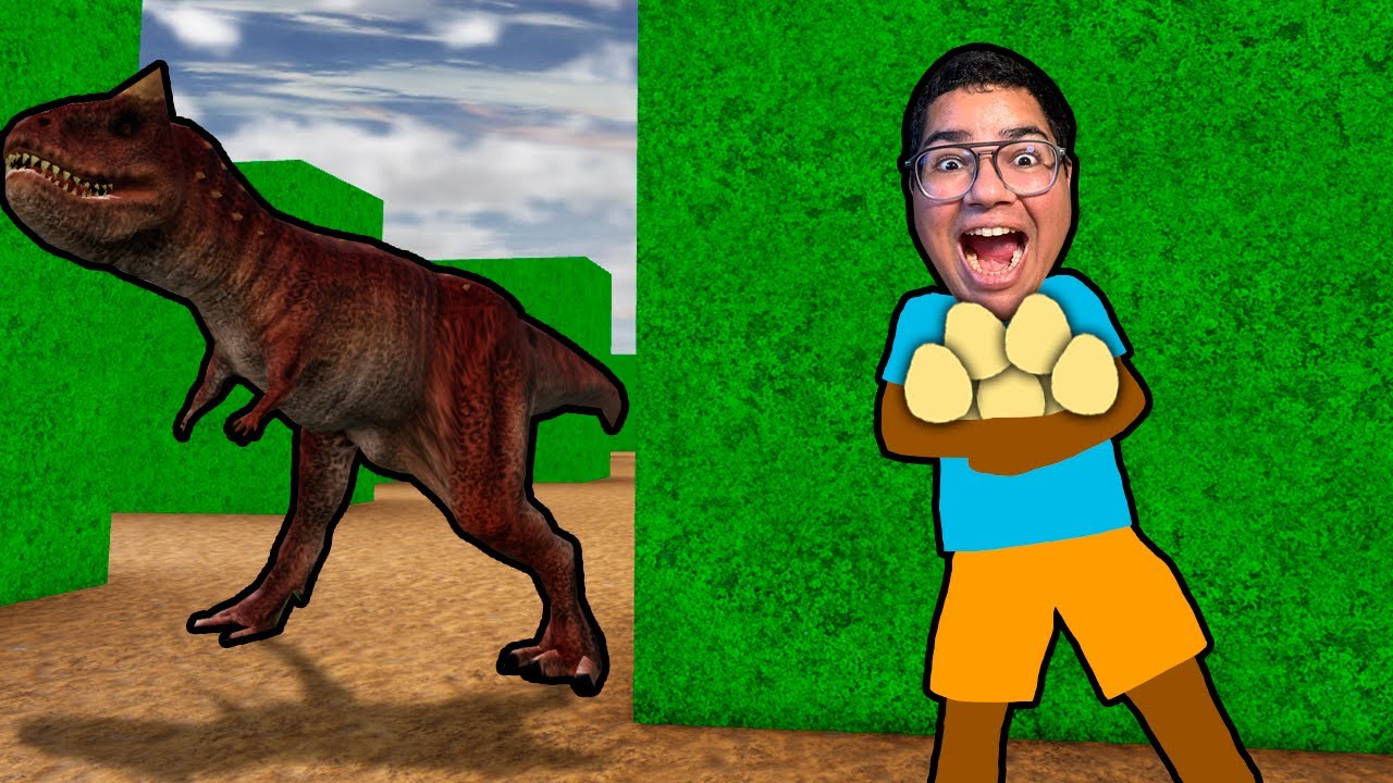 NUNCA PEGUE OS OVOS DOS DINOSSAUROS SEM PEDIR! (ROBLOX)