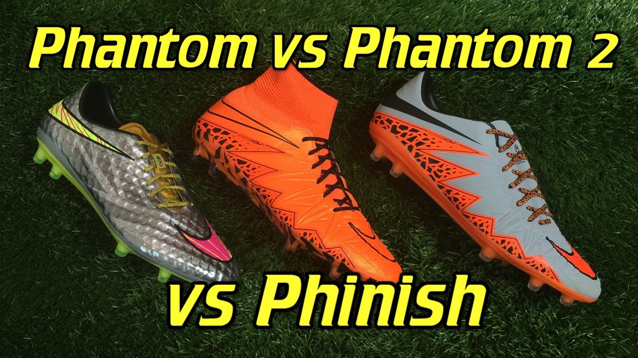 Nike Hypervenom Phantom 1 vs Phantom 2 vs Phinish - Comparison Review + On Feet