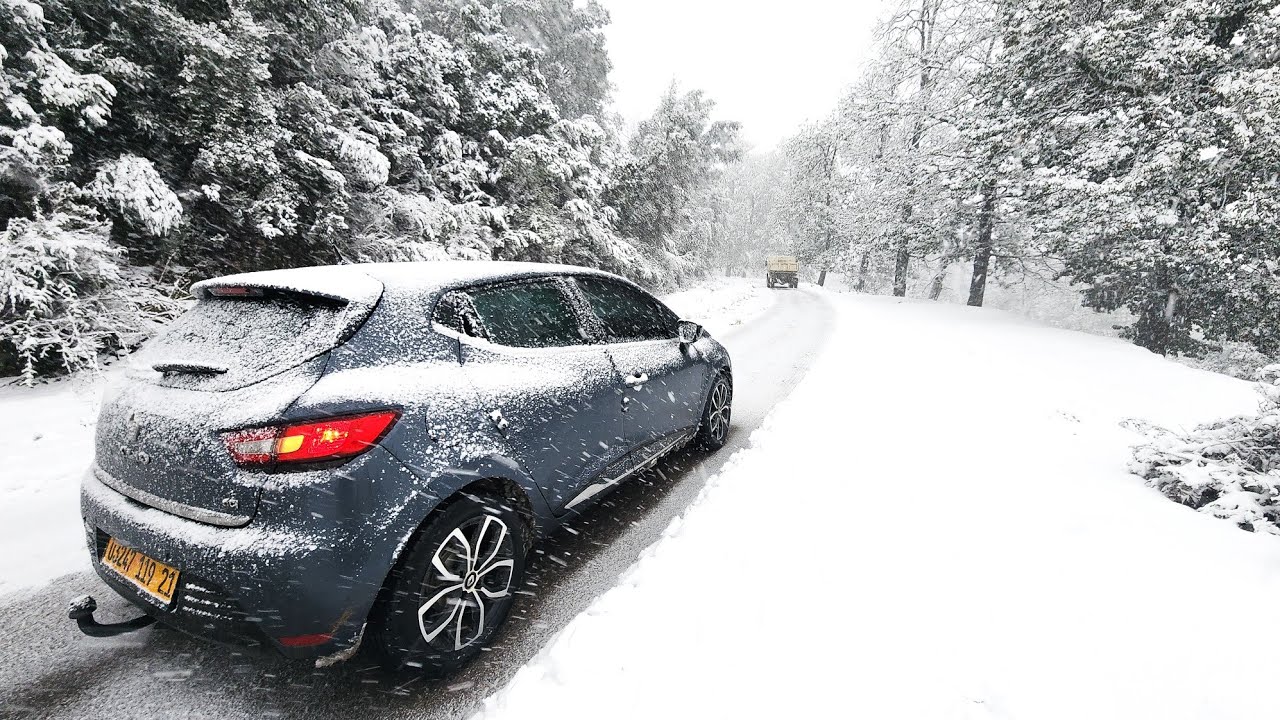 جولة من الطّرس إلى سيوان في أجواء عاصفة | Driving under a Snow Storm