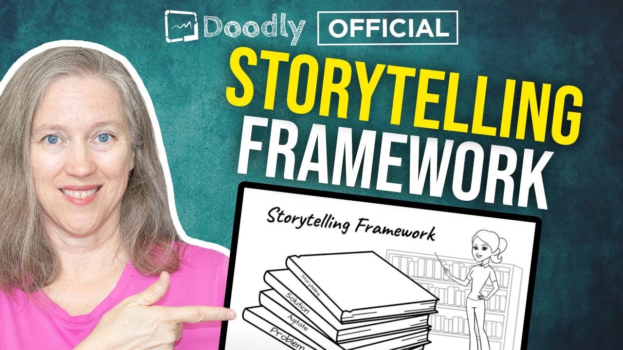 How to Create a STORYTELLING  FRAMEWORK to Connect with your Audience | Doodly Tutorials
