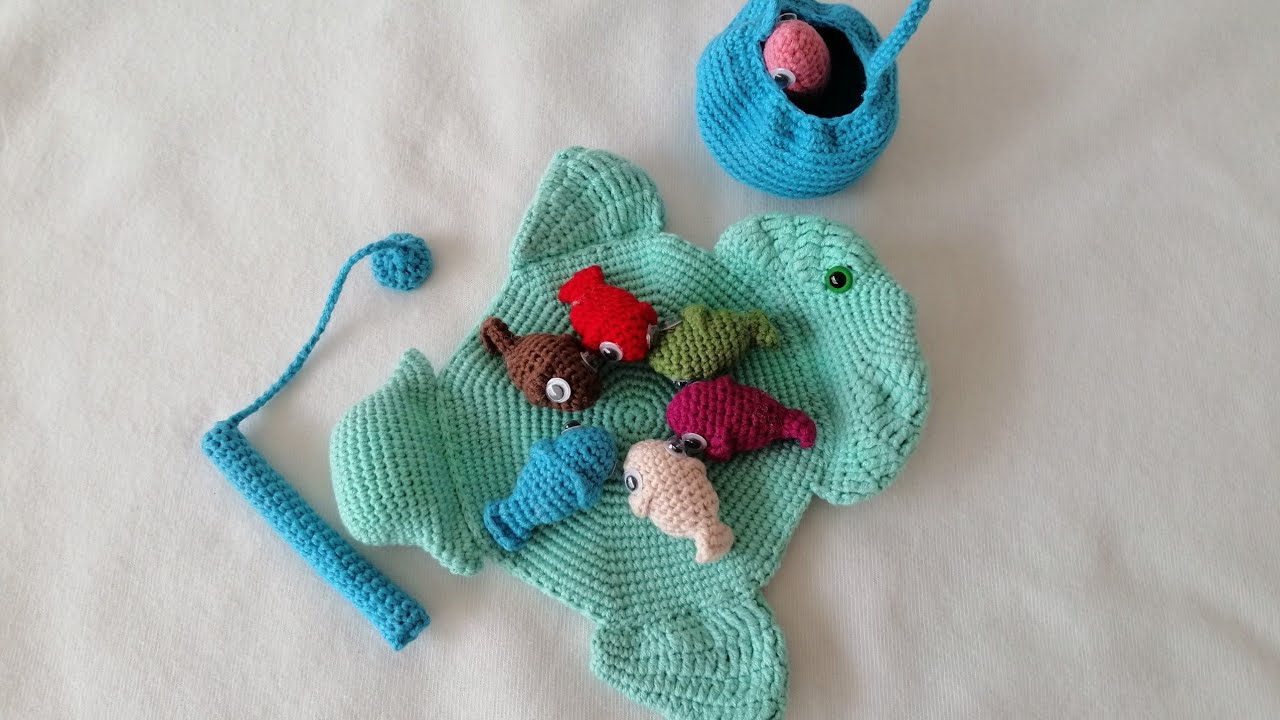 amigurumi balik yapimi olta seti el örgüsü Part 1/2 🎣 #fish #amigurumi#balik