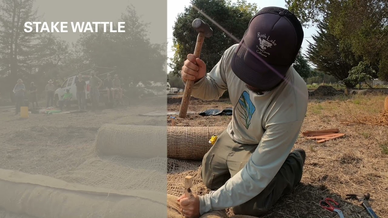 How to Install Straw Wattles for Erosion Control