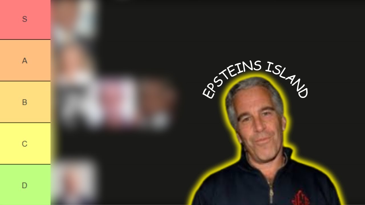 Ranking Celebrities that have been to EPSTEIN'S Island