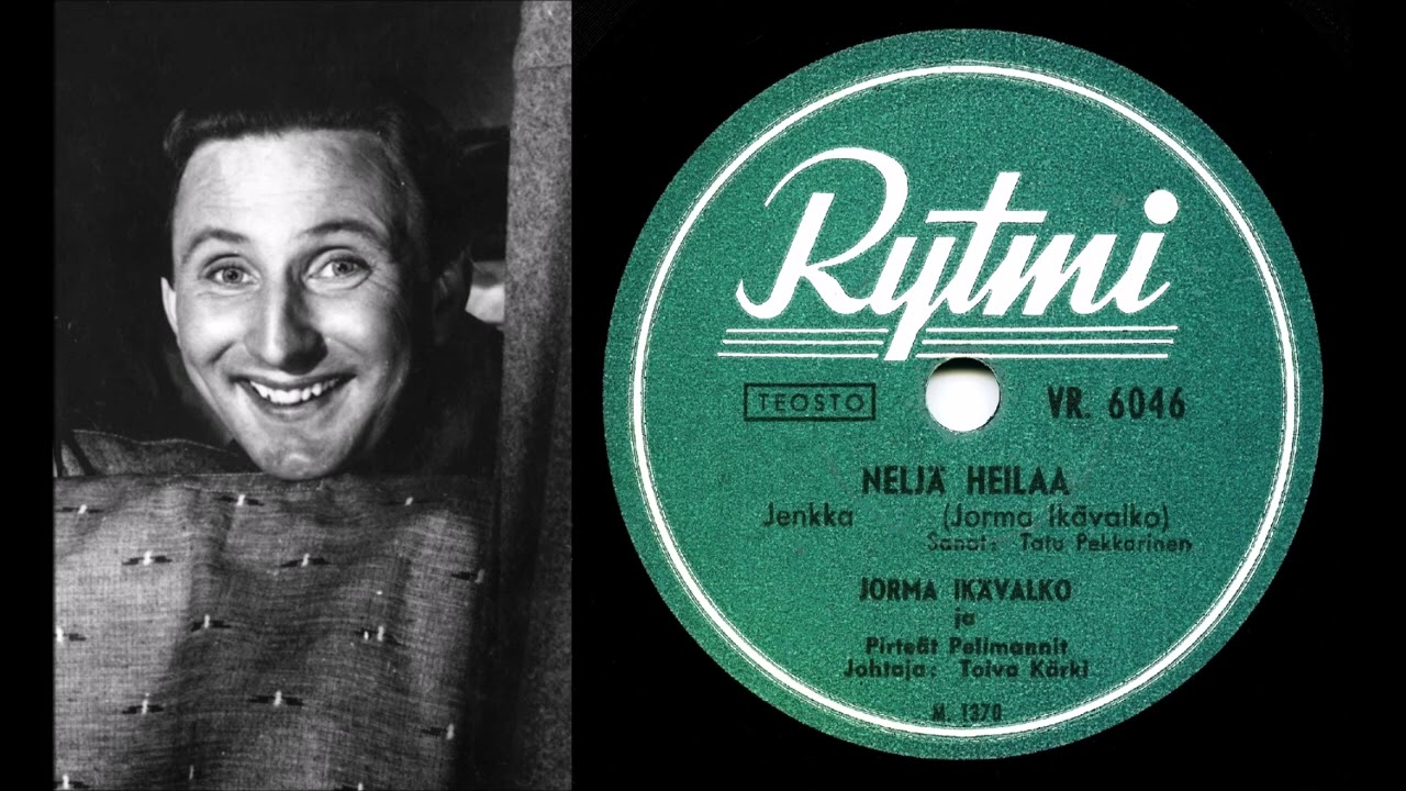 NELJÄ HEILAA, Jorma Ikävalko ja Pirteät Pelimannit Toivo Kärjen johdolla levyttivät 30.3.1950