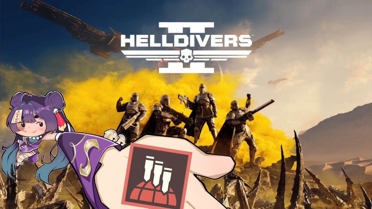 🔴  HELLDIVERS 2 | Đi bắt giun đất siêu to khổng lồ eii
