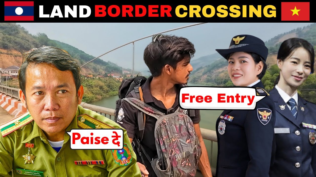 🇻🇳LAOS TO VIETNAM LAND BORDER CROSSING | VIETNAM FIRST EXPERIENCE