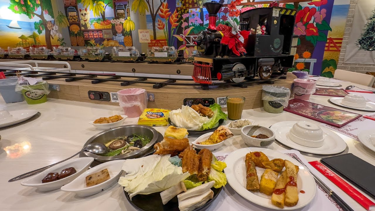 All You Can Eat Vegan Hotpot Train Restaurant
