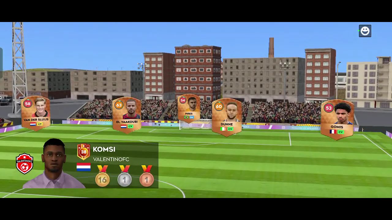 Master of DLS voetbal 2 afleveringen 12 3de plek wedstrijd sem vs Valentino 