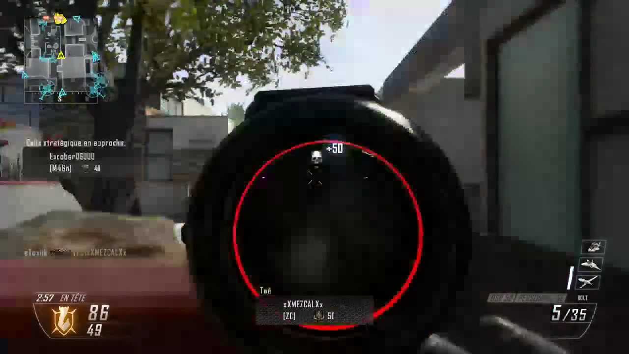 First quad feed in BO2 - Map raid