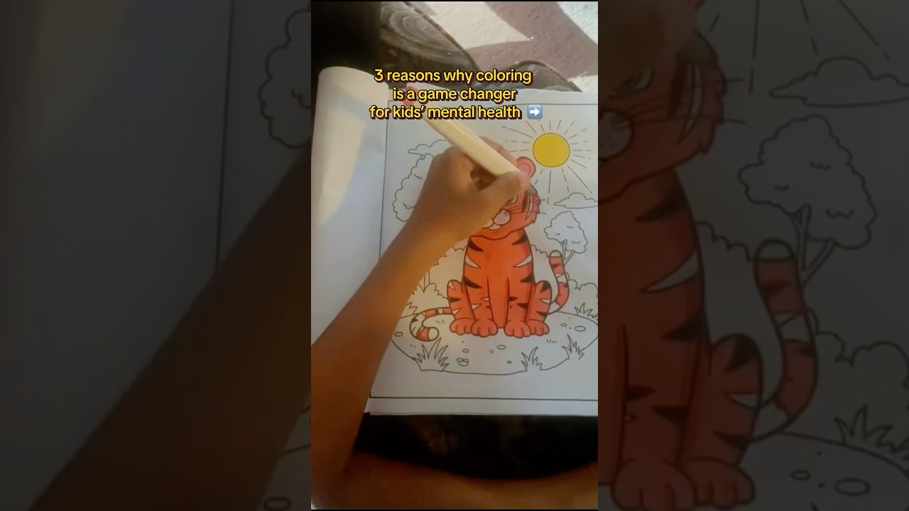 ROAR 🐯 #coloringbookpages #art #coloringpages #adhd #arttherapy #artandcraft #creativehobbies