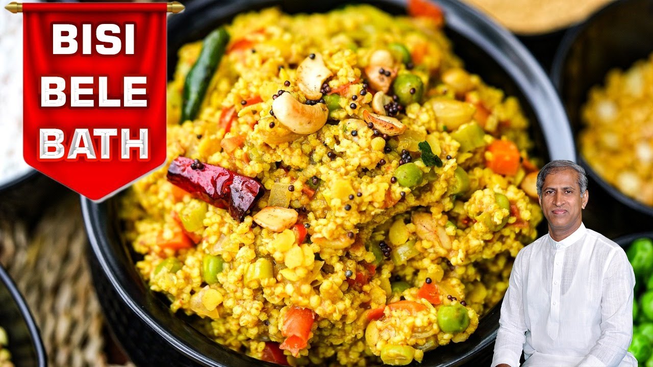 Bisibelebath Recipe in Telugu | Tasty Sambar Rice Instantly | Manthena's Kitchen ASMR