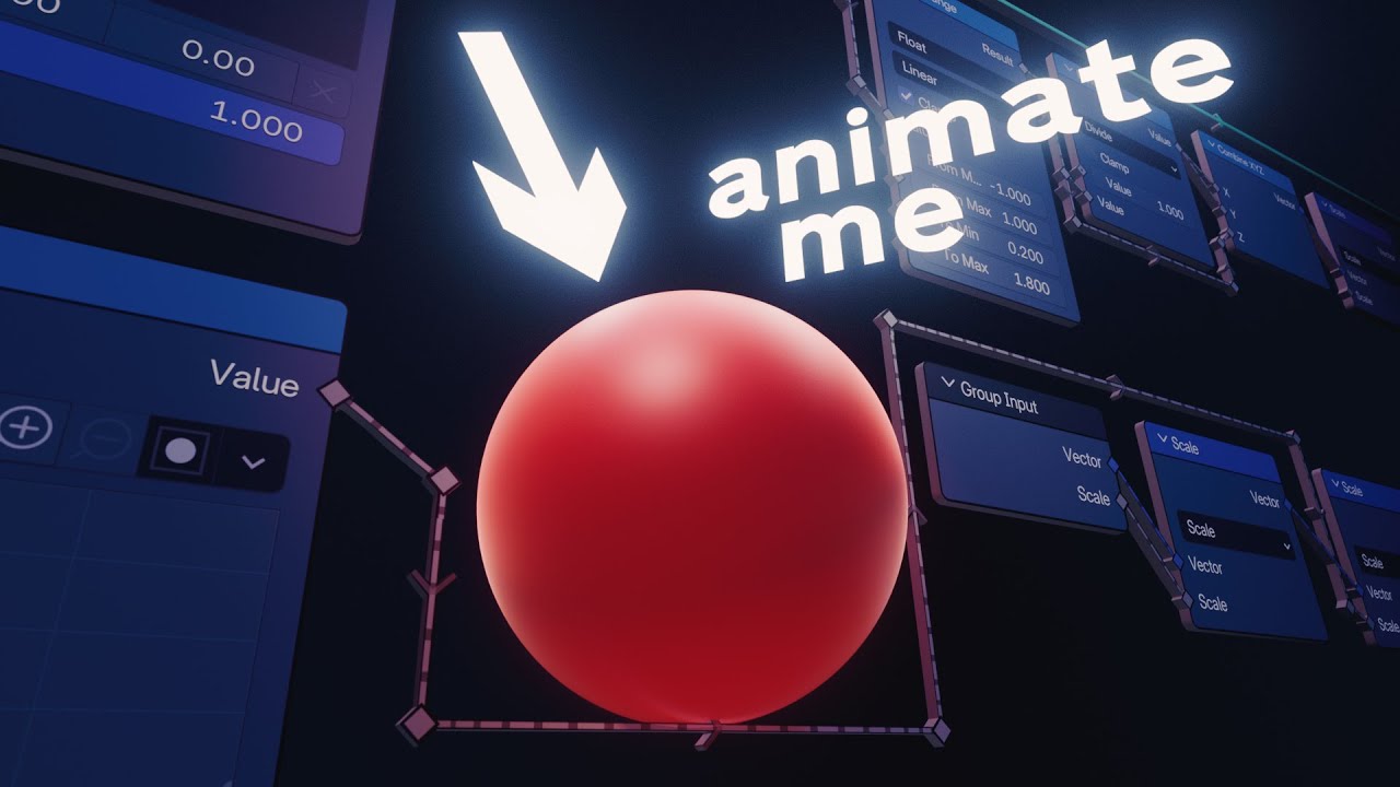 actually animate with geometry nodes in Blender