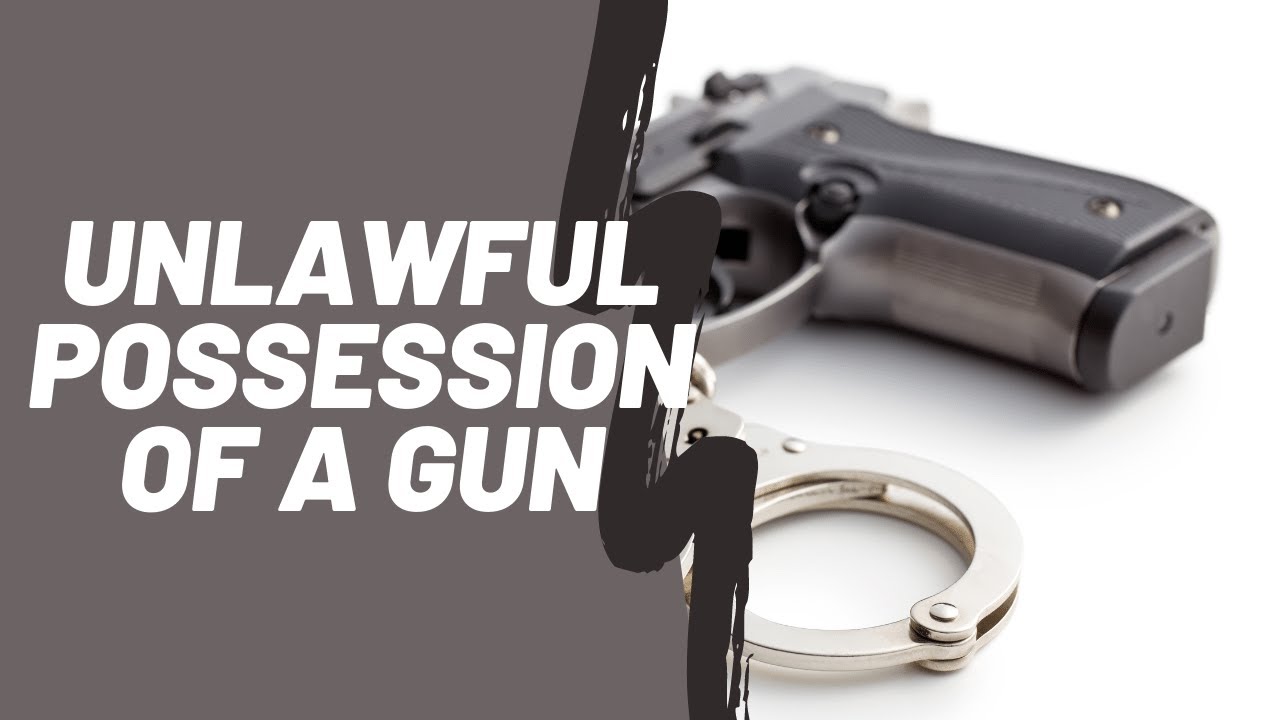 Unlawful Possession of a gun in South Carolina | Charleston, SC Criminal Defense Lawyer