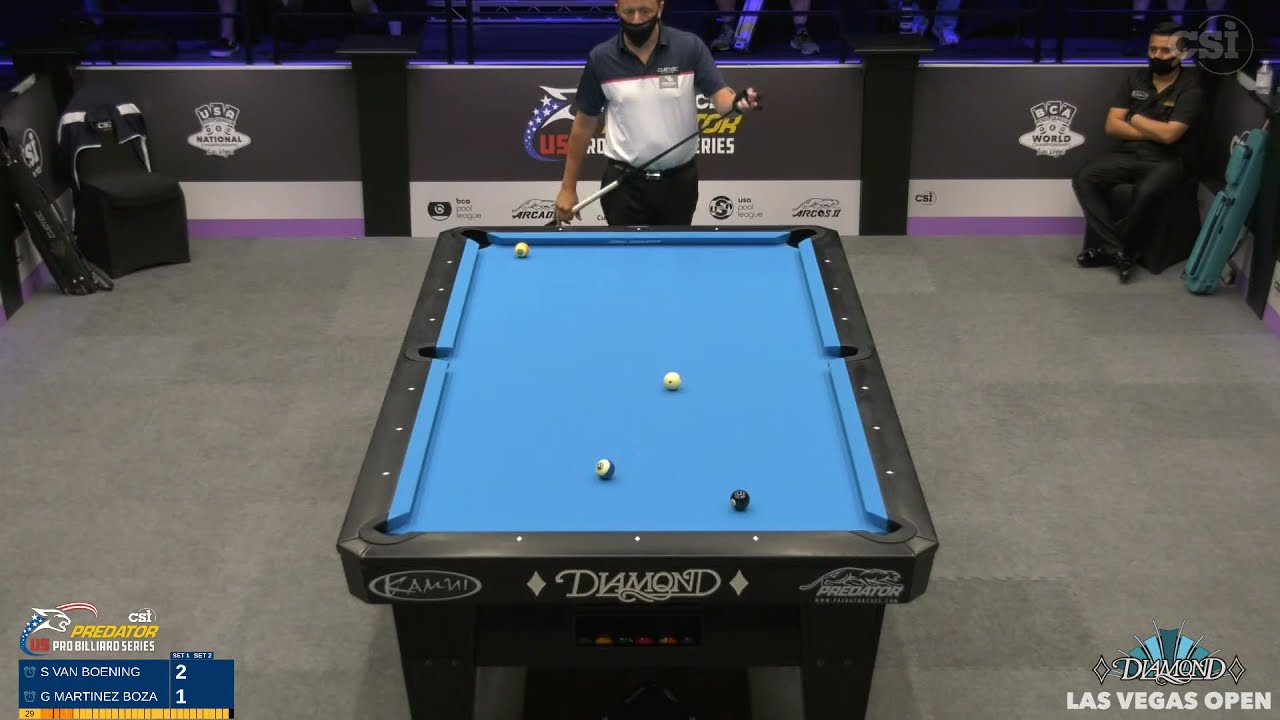10-BALL ▸ 2021 Diamond Las Vegas Open ▸ Shane Van Boening vs Gerson Martinez Boza