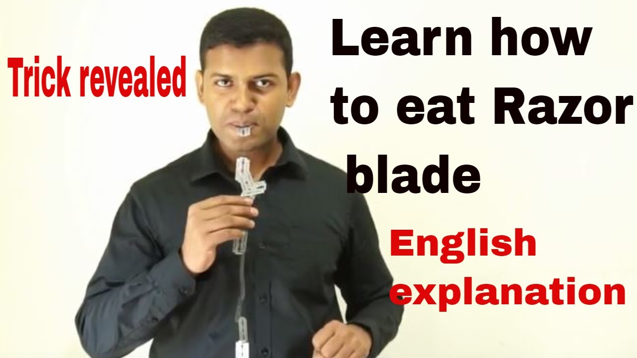 Razor Blade Magic Trick Learn  । Blade Magic
