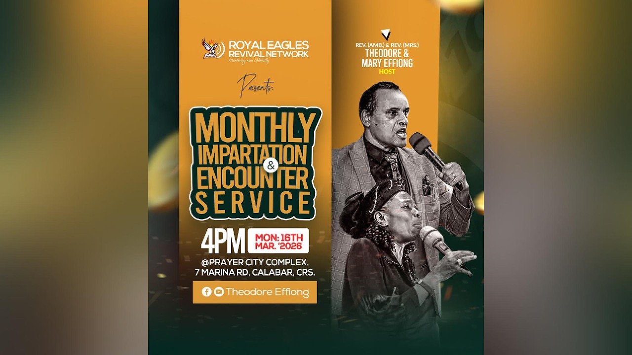 16.03.2026 || ROYAL EAGLES REVIVAL NETWORK || MARCH IMPARTATION SERVICE