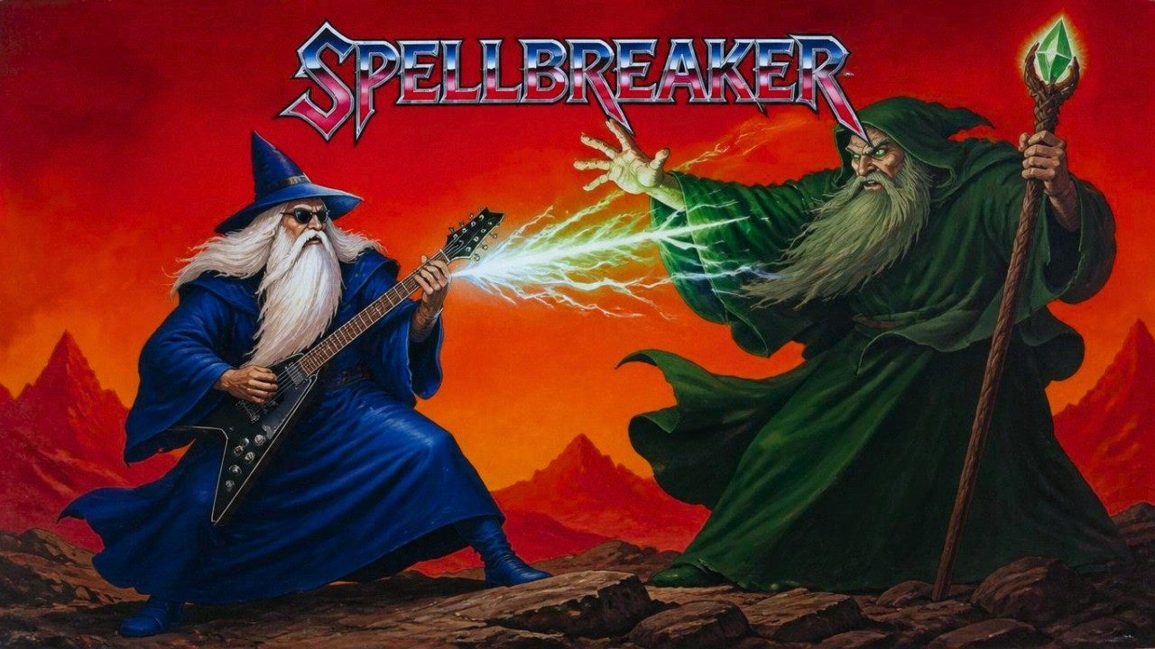 Music to Slay the Warlock | Epic Fantasy Metal with Dark Synthwave and Guitar Solos