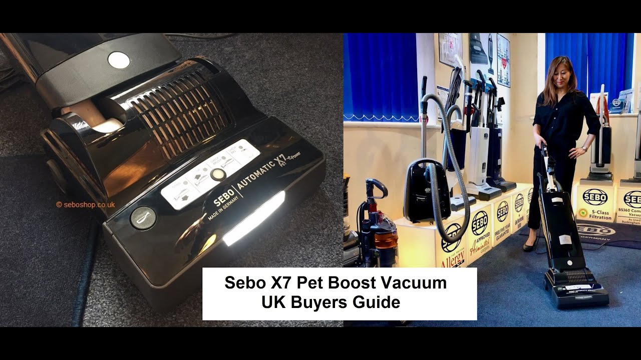 Пылесос Sebo X7 Pet Boost: демонстрация и обзор продукта в магазине Sebo.