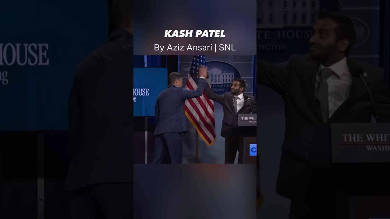 Aziz Ansari totally broils Kash Patel in blistering SNL impression with googly eyes 👀