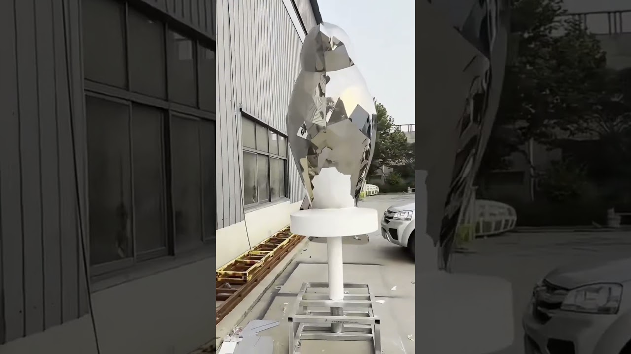 Low poly bird sculpture, geometric bird sculpture Chinese sculpture factory, China sculpture factory