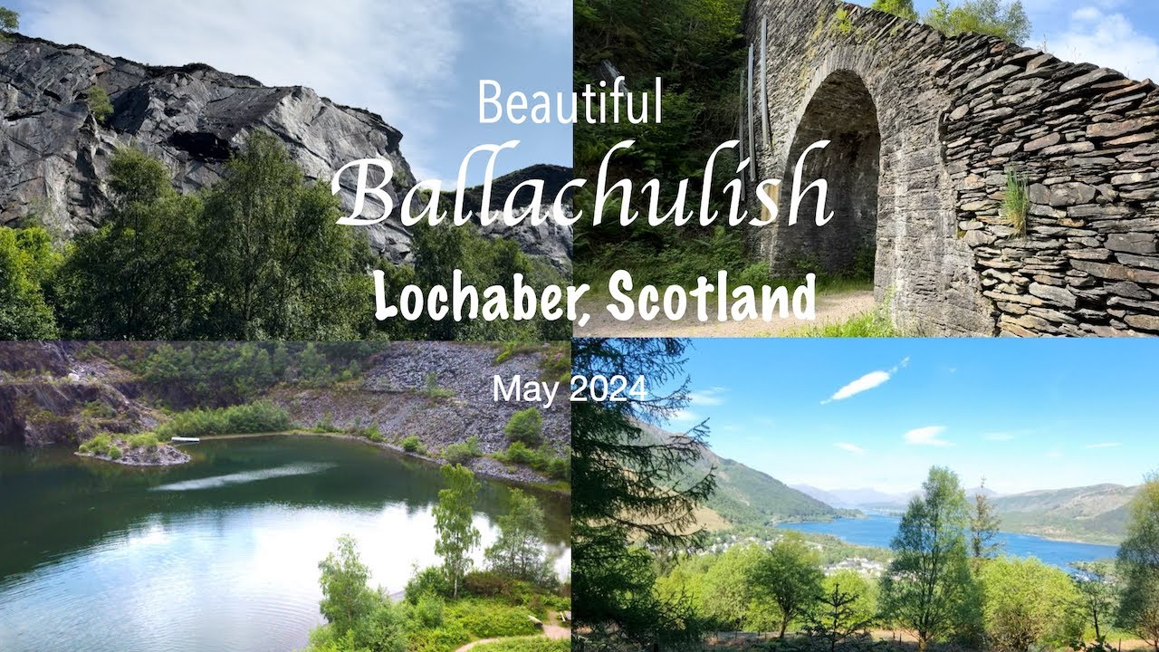 Beautiful Ballachulish, Scotland: Industrial history and scenery of the village near Glencoe