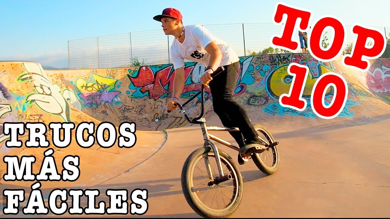 TOP 10 TRUCOS MÁS FACILES DEL BMX - Así se hacen!!